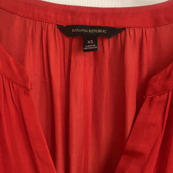 Women’s red blouse Sz XS - Picture 2 of 4